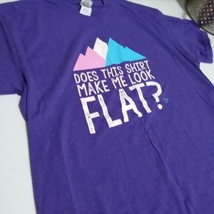 Trans Pride "Does this Shirt Make Me Look Flat?"